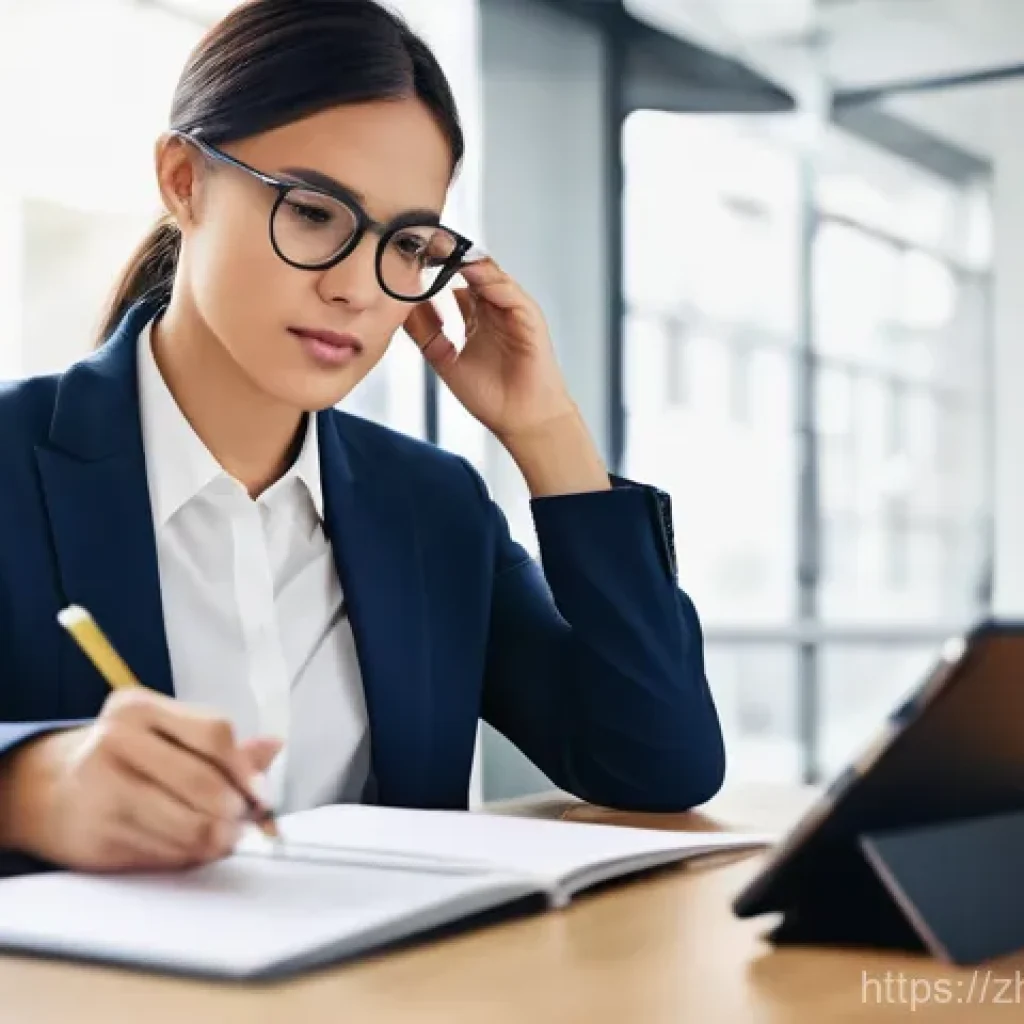 지방공무원 재직 중 석사 과정 병행법 - **Prompt:** A focused professional, in their late 20s or early 30s, dressed in smart business casual...