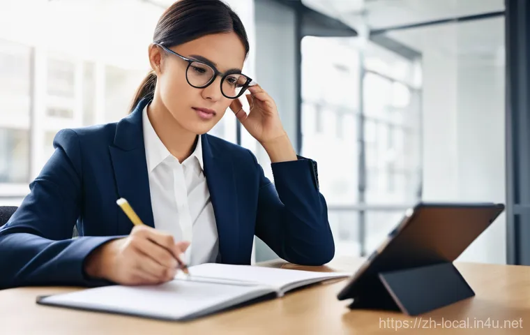 지방공무원 재직 중 석사 과정 병행법 - **Prompt:** A focused professional, in their late 20s or early 30s, dressed in smart business casual...