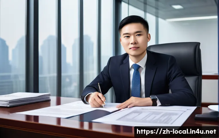 지방공무원 자격증 활용 범위 - A modern Chinese government office scene featuring a confident young professional holding a civil se...