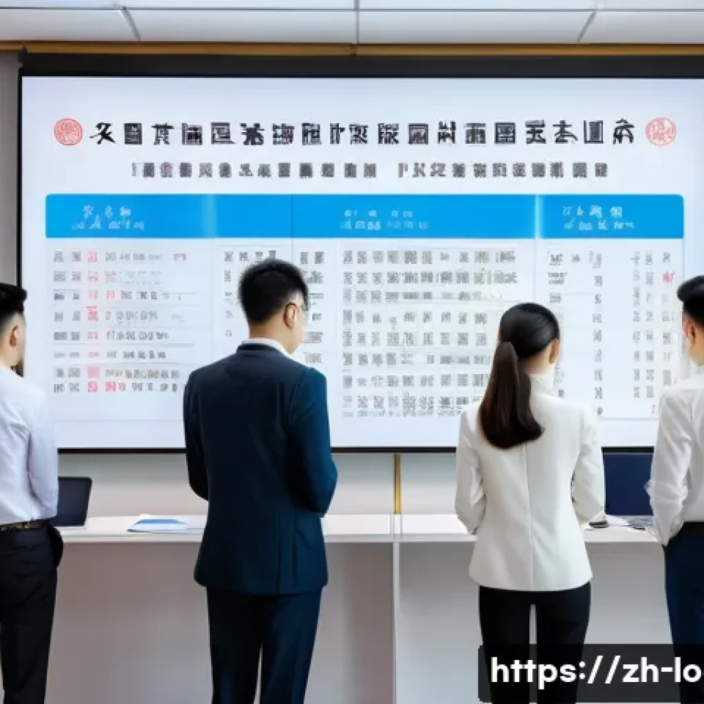 지방공무원 시험 지원 자격 요건 - A modern Chinese government office setting with diverse young professionals preparing for civil serv...