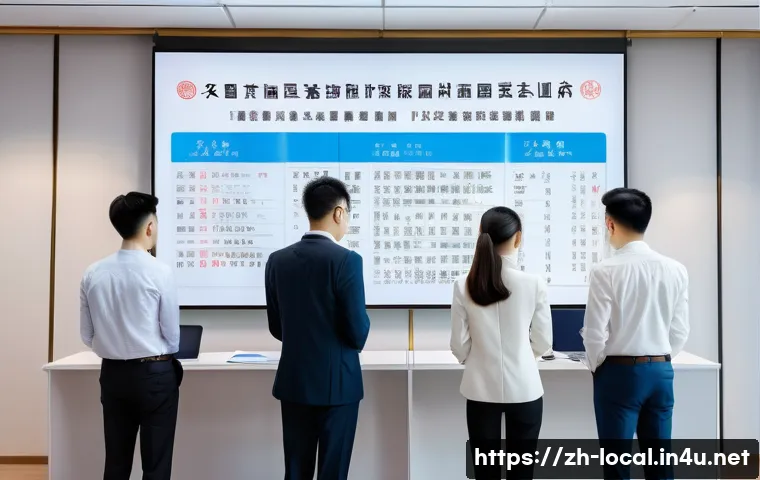 지방공무원 시험 지원 자격 요건 - A modern Chinese government office setting with diverse young professionals preparing for civil serv...