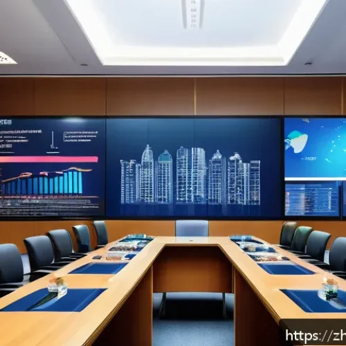 지방공무원과 국가공무원의 차이점 - A modern government office setting in a large capital city, showcasing a group of professional natio...