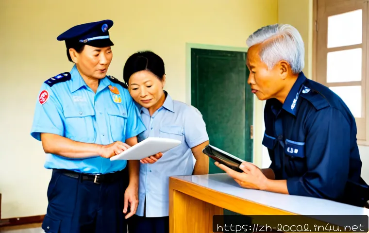 지방공무원 공무 중 부딪친 문제 해결 사례 - Photorealistic local government public service officer in a neat municipal office, calmly coordinati...